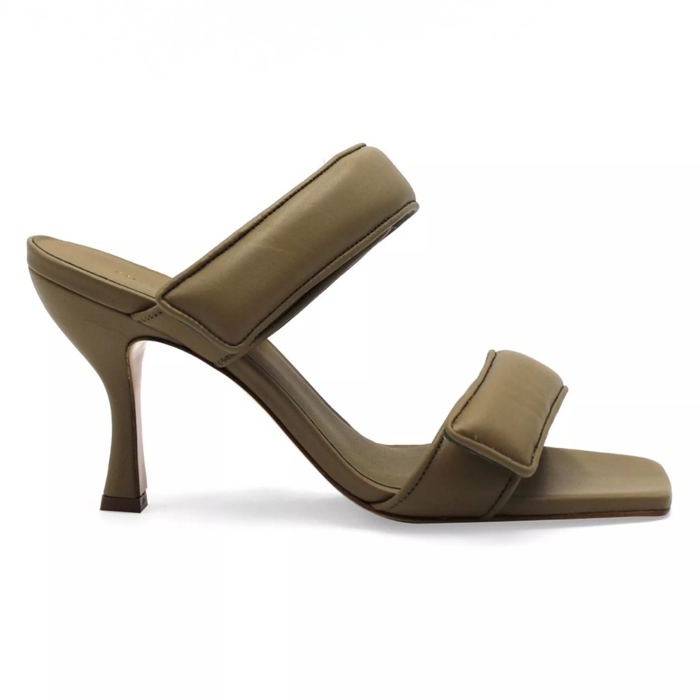 Gia Borghini x Pernille Teisbaek - 03 Two Strap - NWT - size 38.5 (8.5) - Cafe